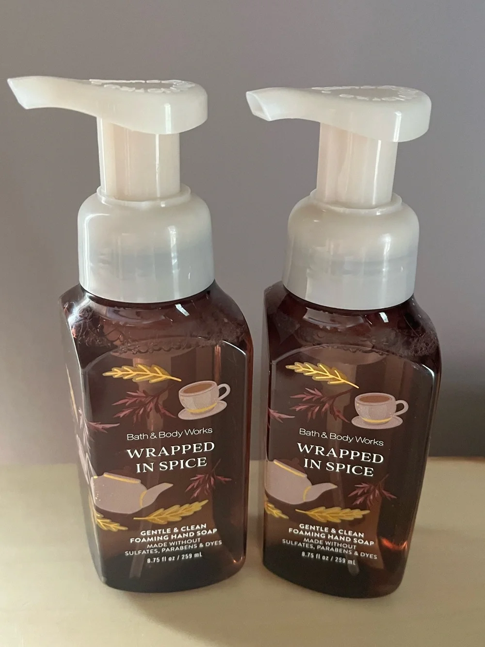 Two New Bath & Body Works Wrapped in Spice Foaming Hand Soaps